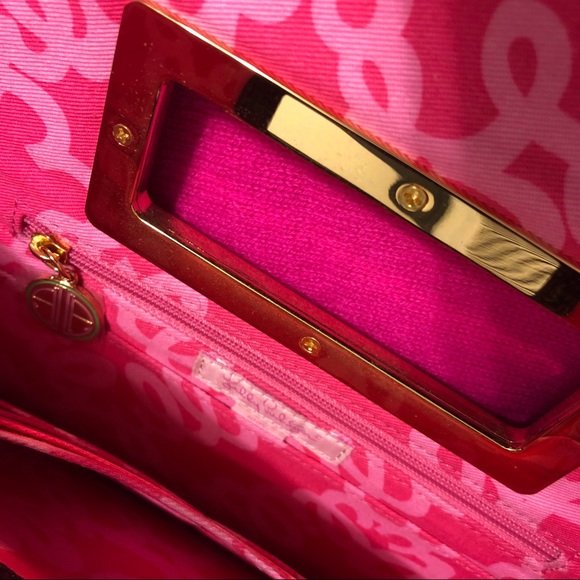 Lilly Pulitzer Brown Patent Leather Clutch - Picture 5 of 7